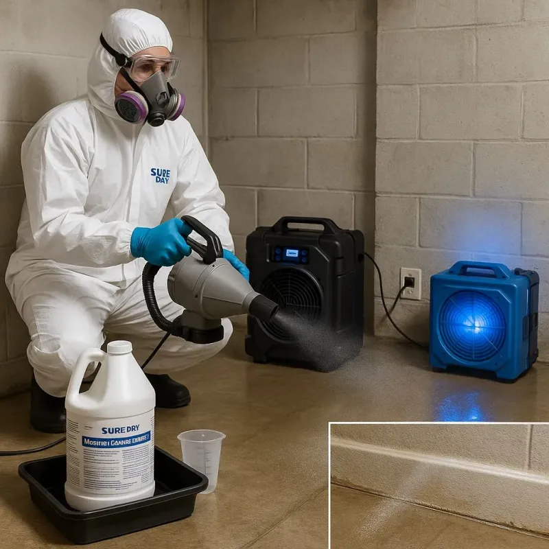 Sanitization and Odor Removal process in Clarkston, MI