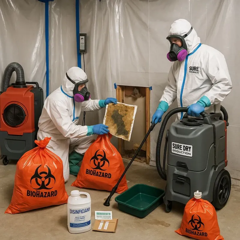 Contaminated Water Handling Protocols process in Clarkston, MI
