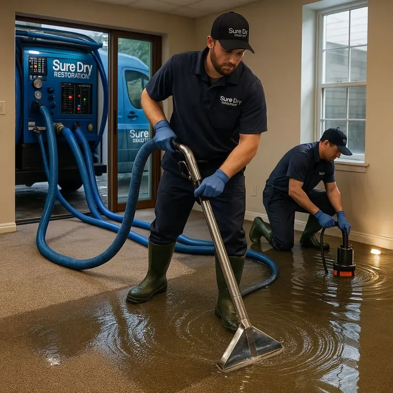 Water Extraction and Removal process in Clarkston, MI
